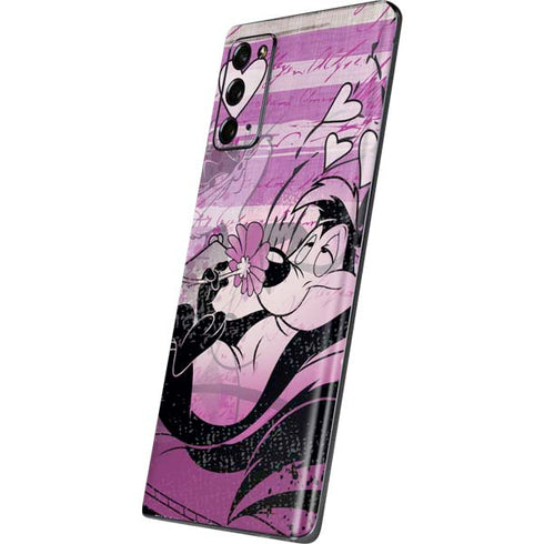 Looney Tunes Pepe Le Pew Purple Romance Galaxy Note20 5G Skin