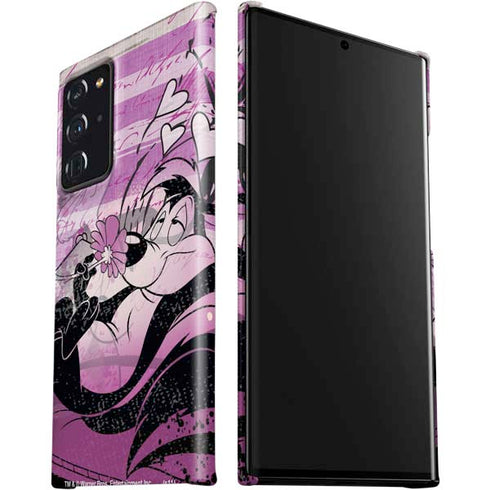 Looney Tunes Pepe Le Pew Purple Romance Galaxy Note20 Ultra 5G Lite Case
