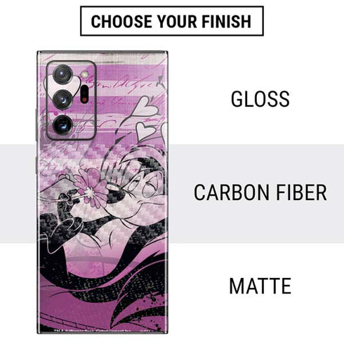 Looney Tunes Pepe Le Pew Purple Romance Galaxy Note20 Ultra 5G Skin