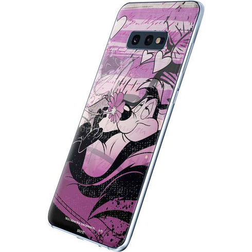 Looney Tunes Pepe Le Pew Purple Romance Galaxy S10e Skin