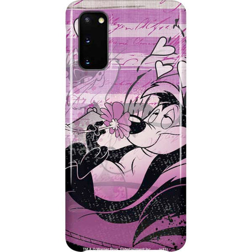 Looney Tunes Pepe Le Pew Purple Romance Galaxy S20 Lite Case