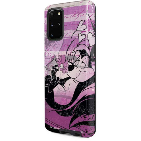 Looney Tunes Pepe Le Pew Purple Romance Galaxy S20 Plus Pro Case