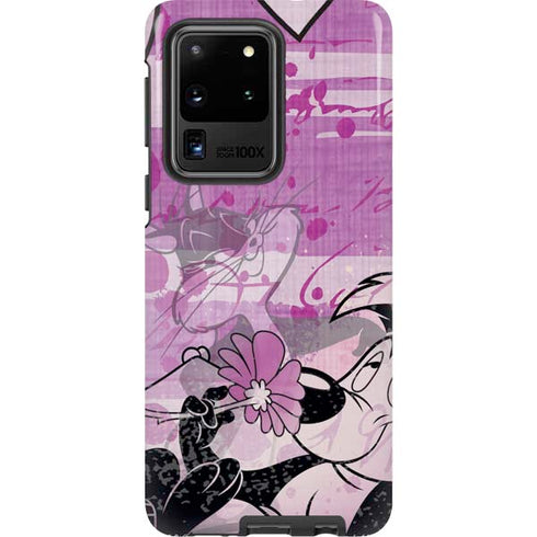 Looney Tunes Pepe Le Pew Purple Romance Galaxy S20 Ultra 5G Pro Case