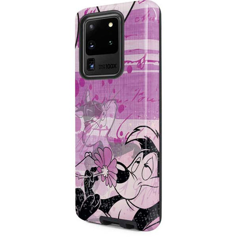 Looney Tunes Pepe Le Pew Purple Romance Galaxy S20 Ultra 5G Pro Case