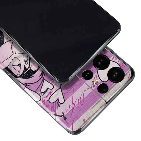 Looney Tunes Pepe Le Pew Purple Romance Galaxy S21 Ultra 5G Skin