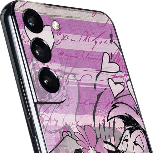Looney Tunes Pepe Le Pew Purple Romance Galaxy S22 Plus Skin