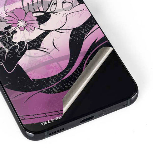 Looney Tunes Pepe Le Pew Purple Romance Galaxy S22 Plus Skin