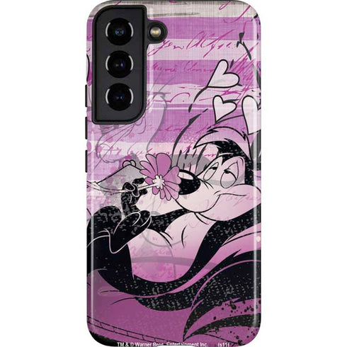 Looney Tunes Pepe Le Pew Purple Romance Galaxy S22 Pro Case