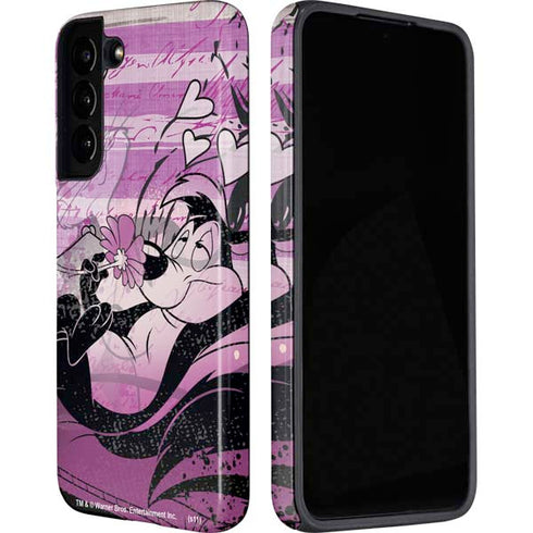 Looney Tunes Pepe Le Pew Purple Romance Galaxy S22 Pro Case