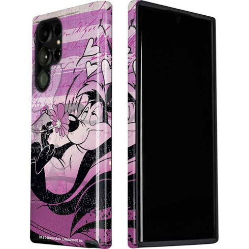 Looney Tunes Pepe Le Pew Purple Romance Galaxy S22 Ultra Pro Case