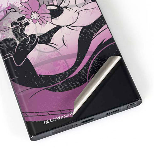 Looney Tunes Pepe Le Pew Purple Romance Galaxy S22 Ultra Skin