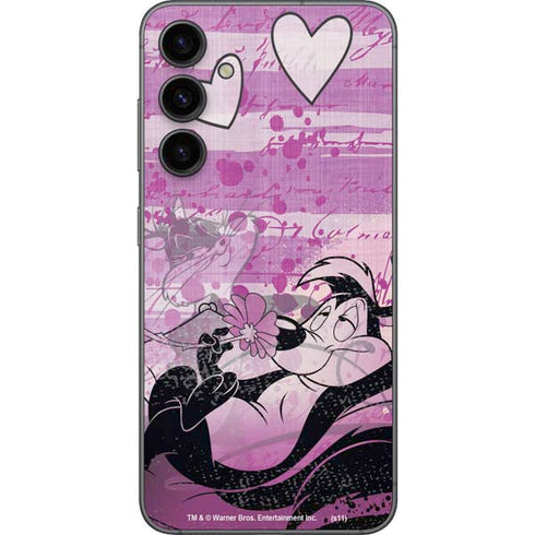 Looney Tunes Pepe Le Pew Purple Romance Galaxy S23 FE Skin