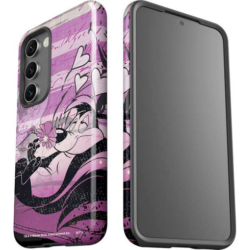 Looney Tunes Pepe Le Pew Purple Romance Galaxy S23 Pro Case