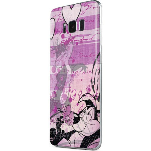 Looney Tunes Pepe Le Pew Purple Romance Galaxy S8 Skin