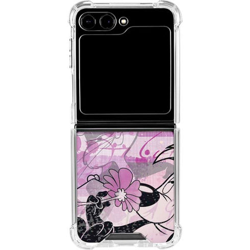 Looney Tunes Pepe Le Pew Purple Romance Galaxy Z Flip5 5G Clear Case