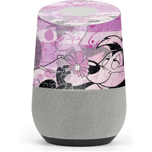 Looney Tunes Pepe Le Pew Purple Romance Google Home Skin