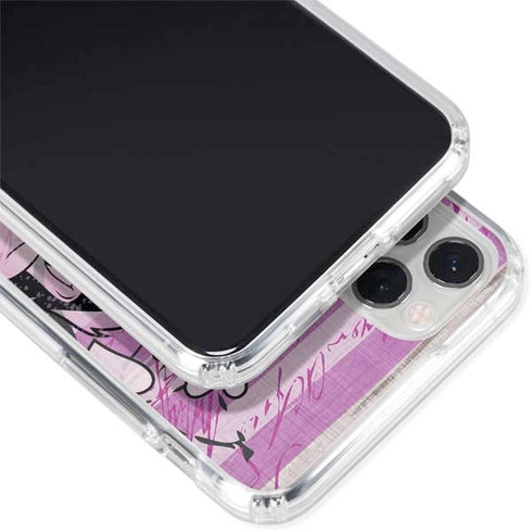 Looney Tunes Pepe Le Pew Purple Romance iPhone 11 Pro Clear Case