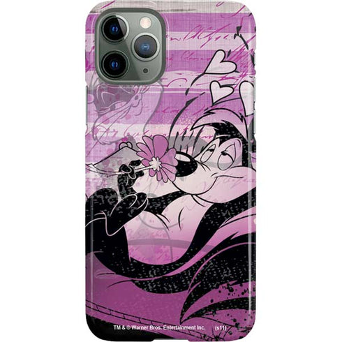 Looney Tunes Pepe Le Pew Purple Romance iPhone 11 Pro Lite Case