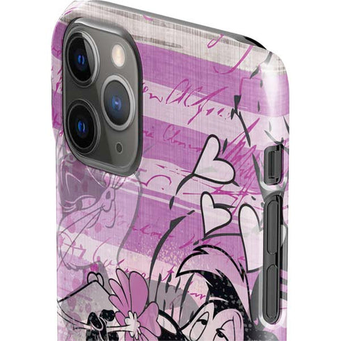 Looney Tunes Pepe Le Pew Purple Romance iPhone 11 Pro Lite Case