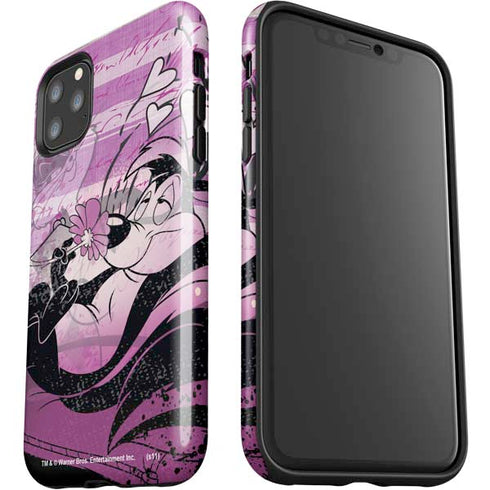 Looney Tunes Pepe Le Pew Purple Romance iPhone 11 Pro Max Impact Case