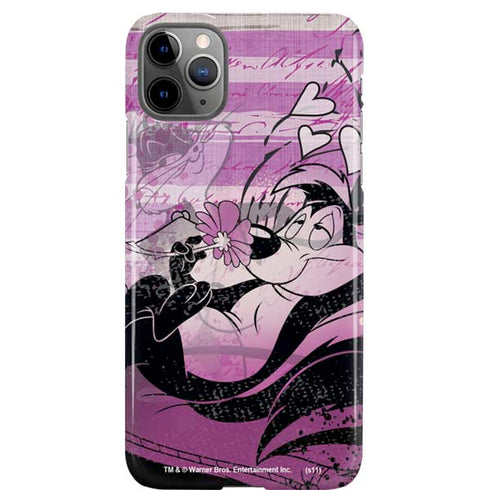 Looney Tunes Pepe Le Pew Purple Romance iPhone 11 Pro Max Lite Case