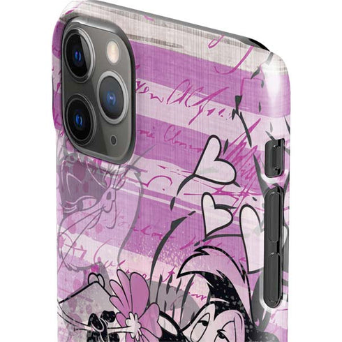 Looney Tunes Pepe Le Pew Purple Romance iPhone 11 Pro Max Lite Case