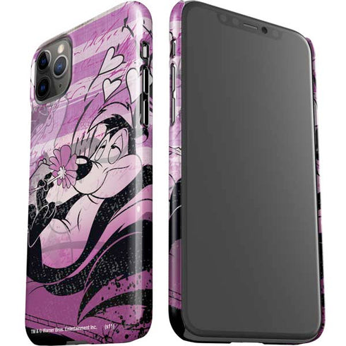 Looney Tunes Pepe Le Pew Purple Romance iPhone 11 Pro Max Lite Case