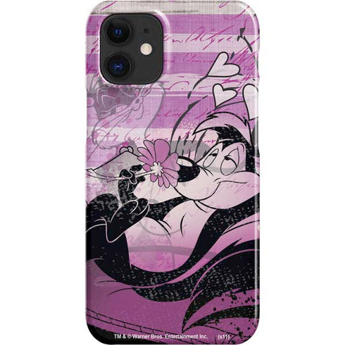 Looney Tunes Pepe Le Pew Purple Romance iPhone 12 Mini Lite Case