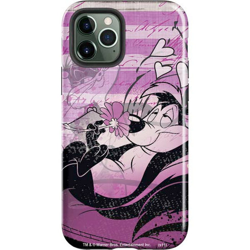 Looney Tunes Pepe Le Pew Purple Romance iPhone 12 Pro Max Impact Case