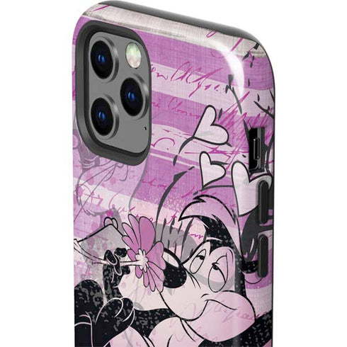 Looney Tunes Pepe Le Pew Purple Romance iPhone 12 Pro Max Impact Case