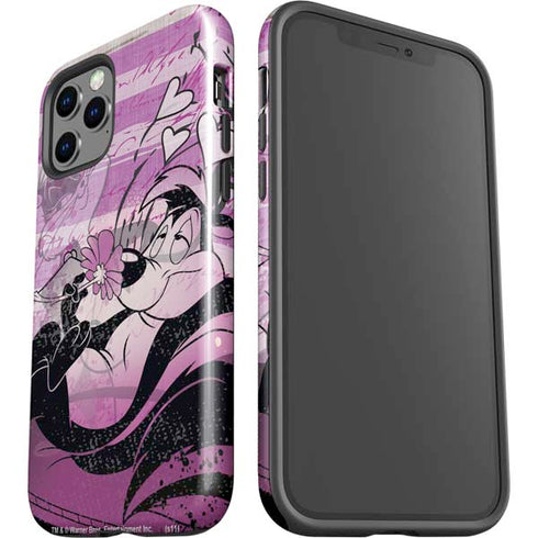 Looney Tunes Pepe Le Pew Purple Romance iPhone 12 Pro Max Impact Case