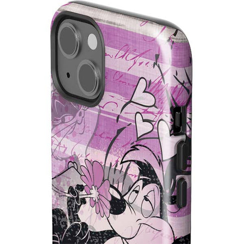 Looney Tunes Pepe Le Pew Purple Romance iPhone 15 Impact Case