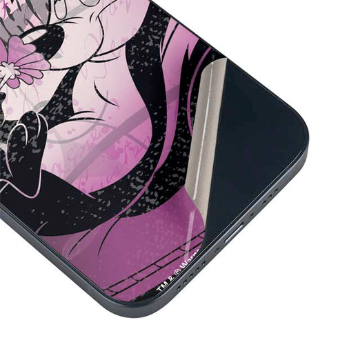 Looney Tunes Pepe Le Pew Purple Romance iPhone 14 Plus Skin