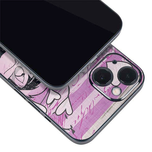 Looney Tunes Pepe Le Pew Purple Romance iPhone 14 Plus Skin