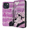 Looney Tunes Pepe Le Pew Purple Romance iPhone 15 Plus Folio Case