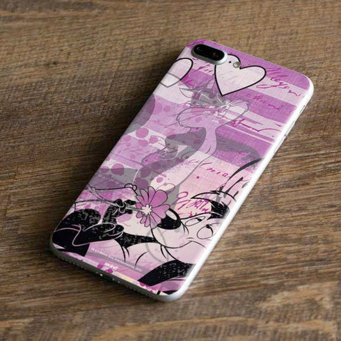 Looney Tunes Pepe Le Pew Purple Romance iPhone 7 Plus Skin