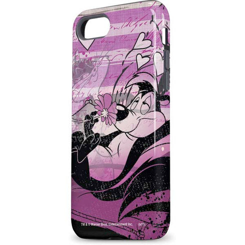 Looney Tunes Pepe Le Pew Purple Romance iPhone 8 Pro Case
