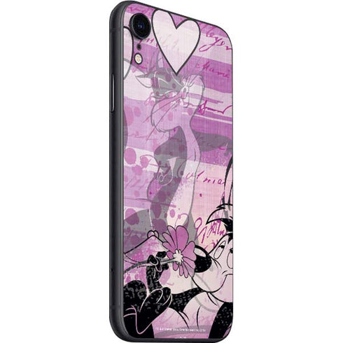 Looney Tunes Pepe Le Pew Purple Romance iPhone SE (2nd & 3rd Gen) Skin
