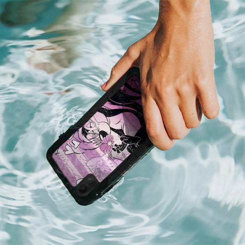 Looney Tunes Pepe Le Pew Purple Romance iPhone XR Waterproof Case