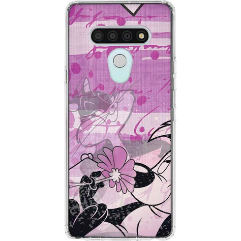 Looney Tunes Pepe Le Pew Purple Romance LG Stylo 6 Clear Case