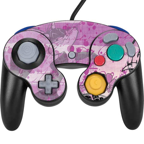 Looney Tunes Pepe Le Pew Purple Romance Nintendo GameCube Controller Skin