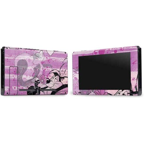 Looney Tunes Pepe Le Pew Purple Romance Nintendo Switch Bundle Skin