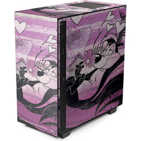 Looney Tunes Pepe Le Pew Purple Romance NZXT H510 Compact ATX Mid-Tower Case Skin