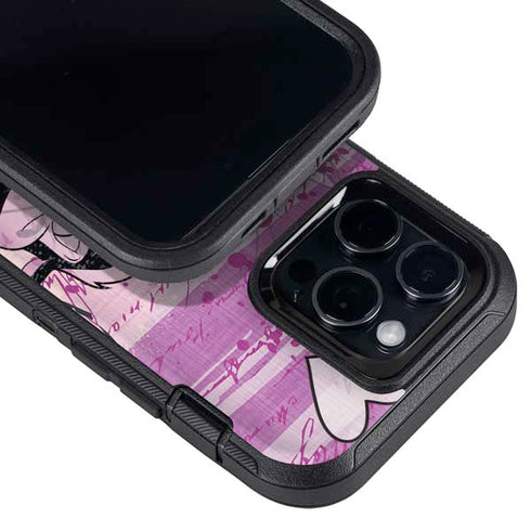 Looney Tunes Pepe Le Pew Purple Romance Otterbox Defender iPhone Skin