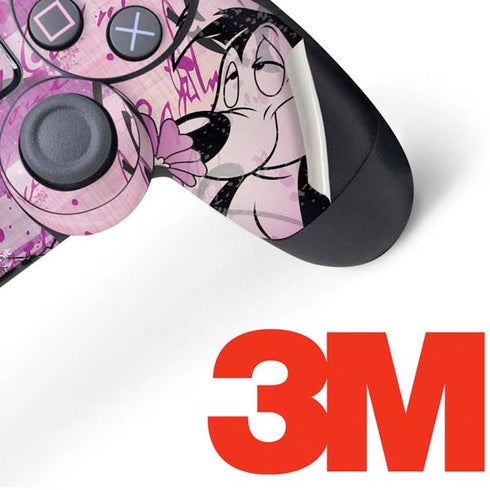 Looney Tunes Pepe Le Pew Purple Romance PS4 Pro/Slim Controller Skin