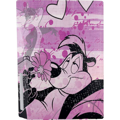 Looney Tunes Pepe Le Pew Purple Romance PS5 Bundle Skin