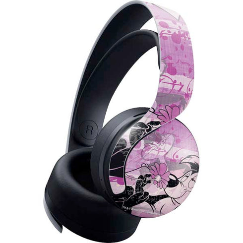 Looney Tunes Pepe Le Pew Purple Romance PULSE 3D Wireless Headset for PS5 Skin