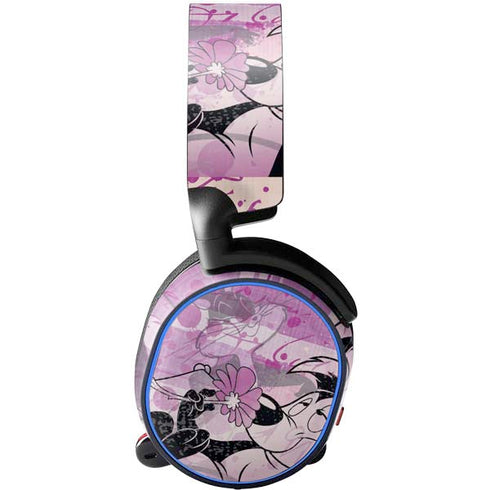 Looney Tunes Pepe Le Pew Purple Romance SteelSeries Arctis 3 Skin