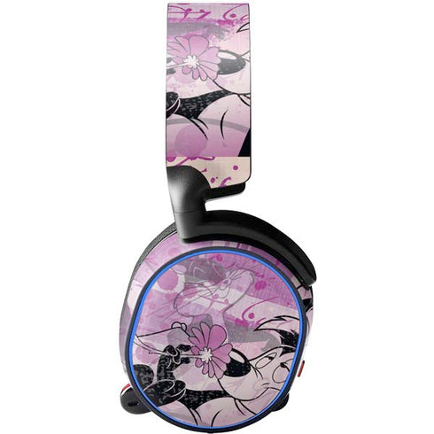 Looney Tunes Pepe Le Pew Purple Romance SteelSeries Arctis 5 Skin