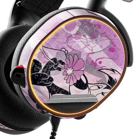Looney Tunes Pepe Le Pew Purple Romance SteelSeries Arctis 5 Skin